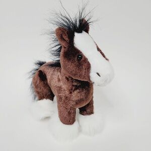 NWT Ganz Toys Ganz Webkinz Clydesdale Horse with code
